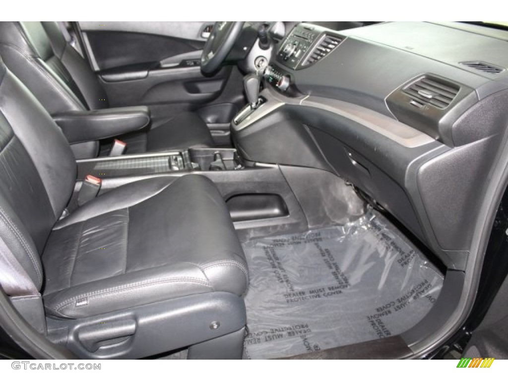 2012 CR-V EX 4WD - Crystal Black Pearl / Black photo #32