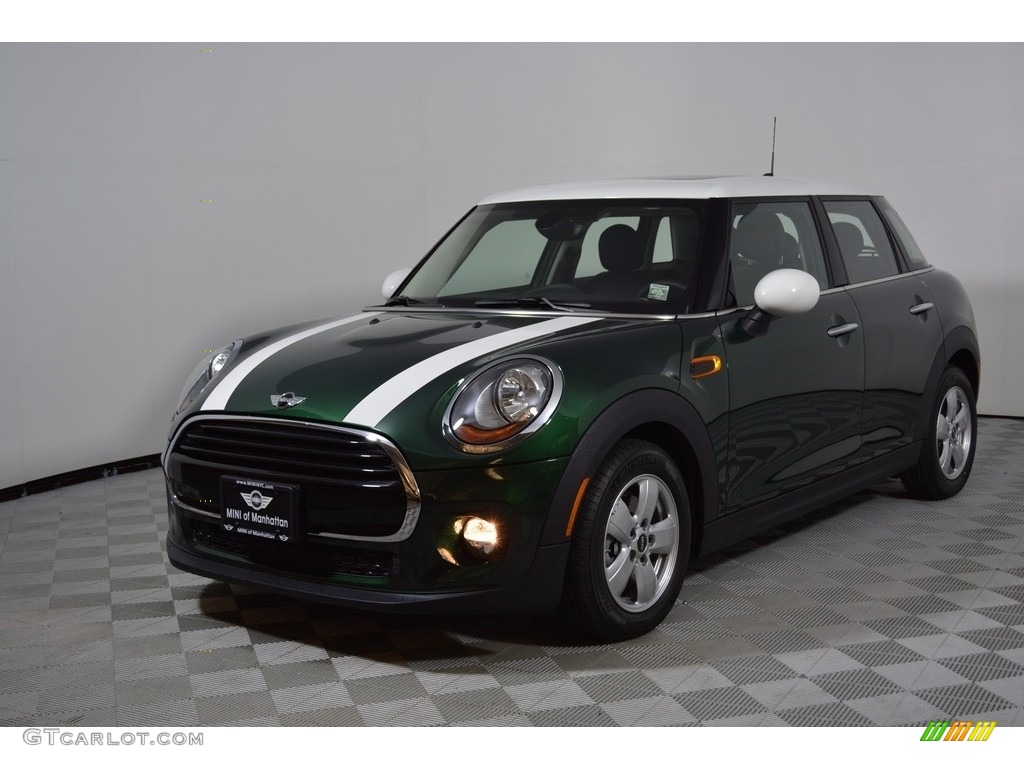 2017 Hardtop Cooper 4 Door - British Racing Green II Metallic / Carbon Black photo #1