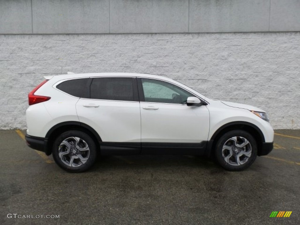 2017 CR-V EX AWD - White Diamond Pearl / Gray photo #2