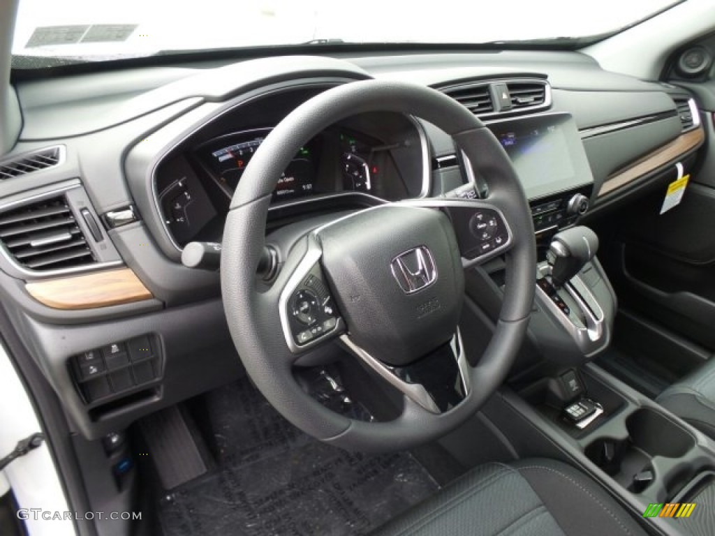 2017 CR-V EX AWD - White Diamond Pearl / Gray photo #9