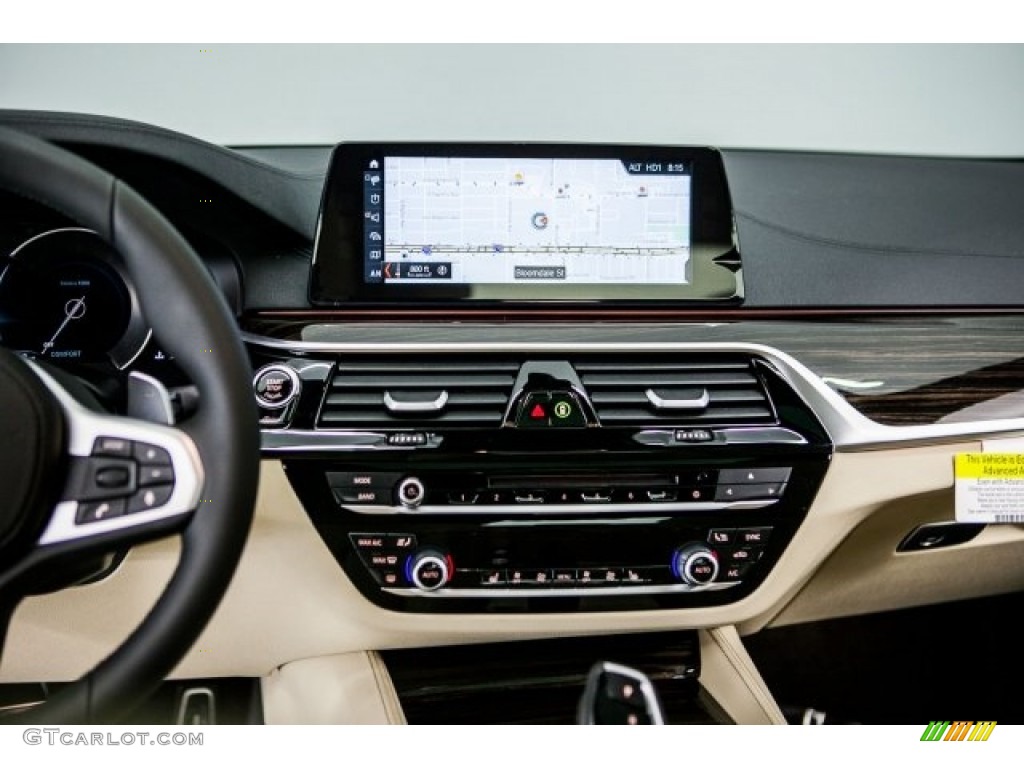 2017 5 Series 540i Sedan - Mediterranean Blue Metallic / Canberra Beige photo #6
