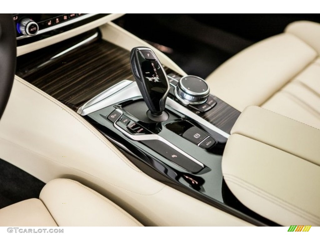 2017 5 Series 540i Sedan - Bluestone Metallic / Canberra Beige photo #7