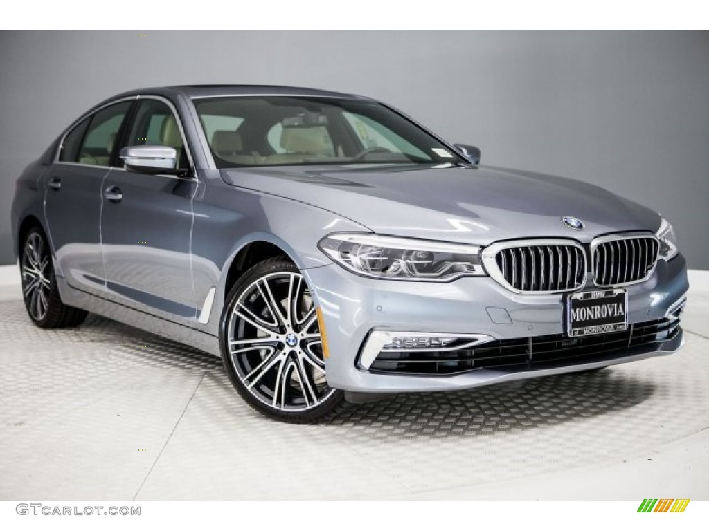 Bluestone Metallic 2017 BMW 5 Series 540i Sedan Exterior Photo #120312938