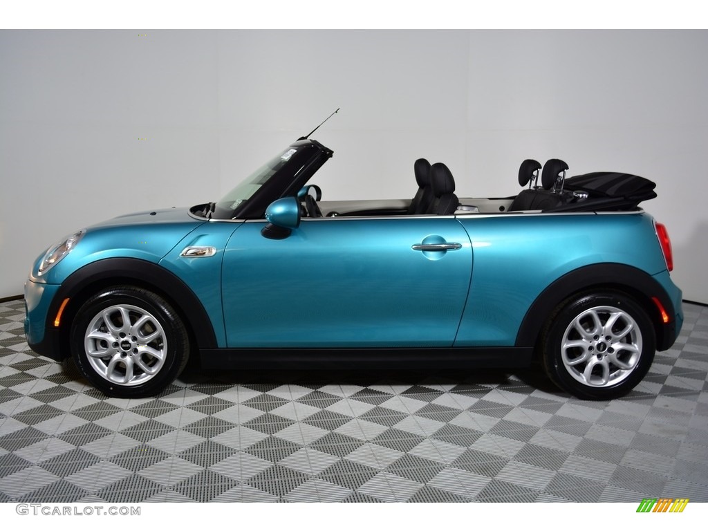 Caribbean Aqua 2017 Mini Convertible Cooper S Exterior Photo #120312953