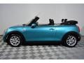 Caribbean Aqua 2017 Mini Convertible Cooper S Exterior