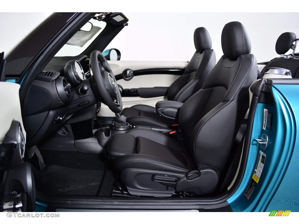 Carbon Black Interior 2017 Mini Convertible Cooper S Photo #120313103
