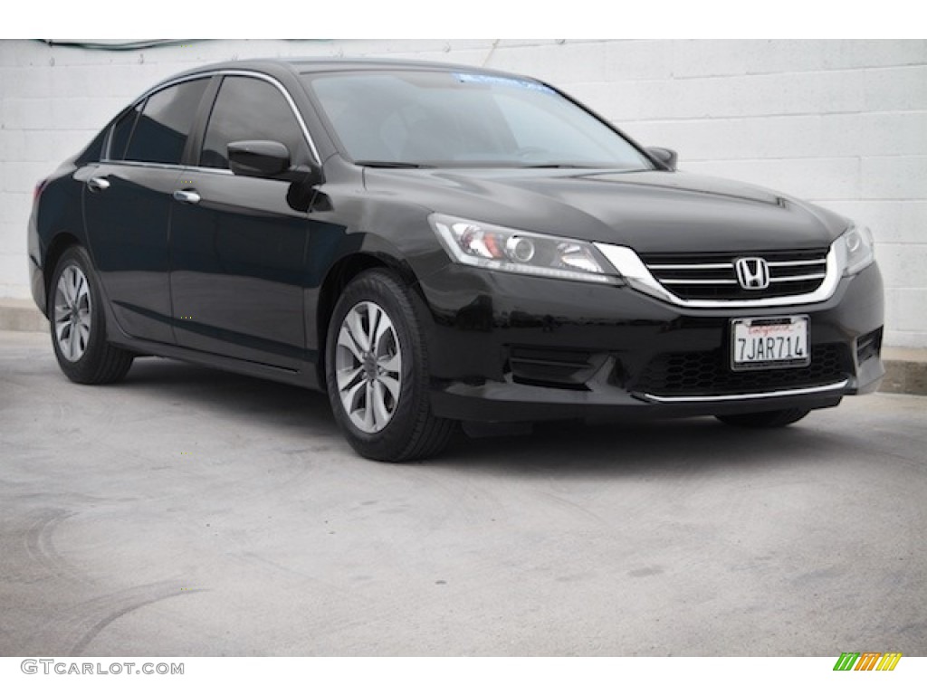 2015 Crystal Black Pearl Honda Accord Lx Sedan 120306618