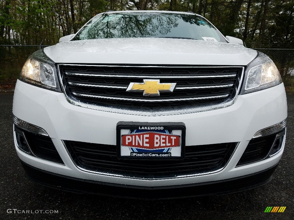 2017 Traverse LT AWD - Summit White / Dark Titanium/Light Titanium photo #2