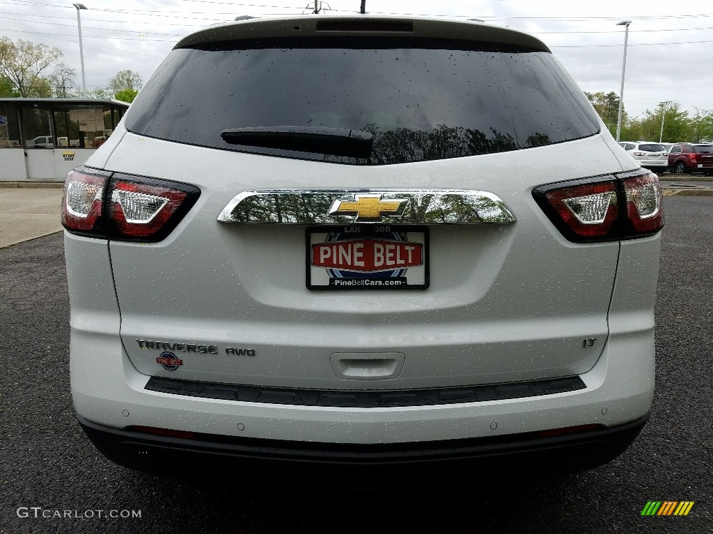 2017 Traverse LT AWD - Summit White / Dark Titanium/Light Titanium photo #5