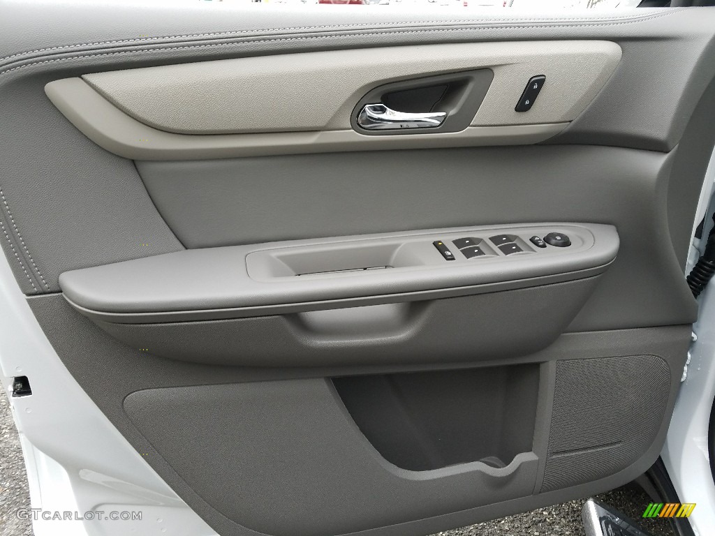 2017 Traverse LT AWD - Summit White / Dark Titanium/Light Titanium photo #6