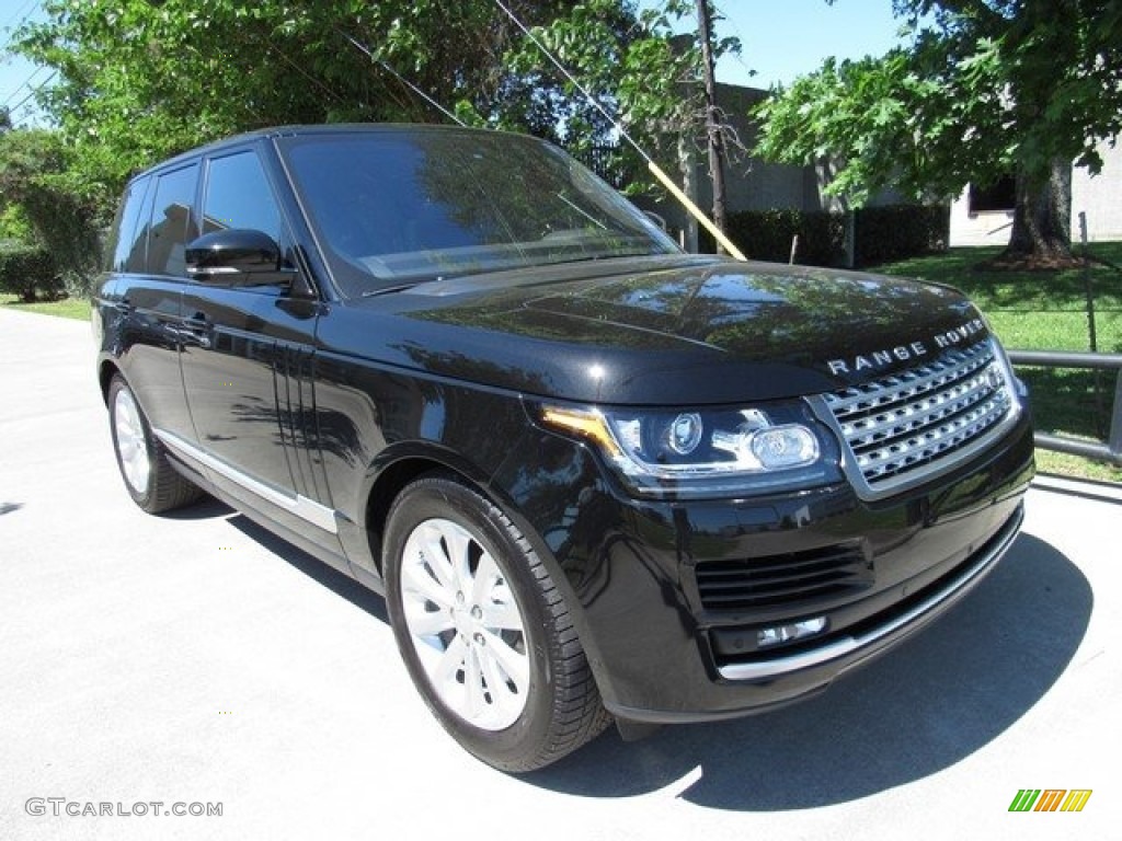 2017 Range Rover HSE - Santorini Black Metallic / Ebony/Ebony photo #2