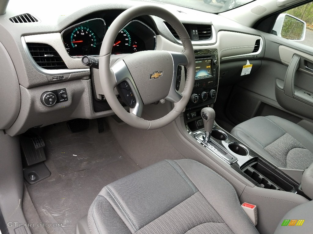 2017 Traverse LT AWD - Summit White / Dark Titanium/Light Titanium photo #9