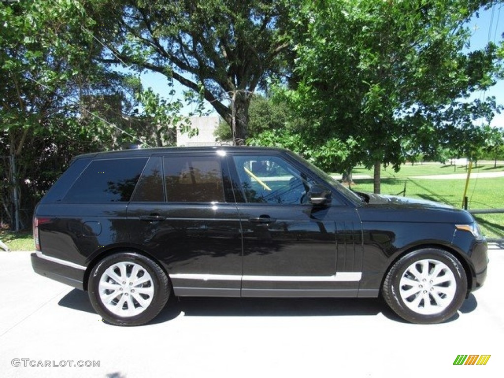 2017 Range Rover HSE - Santorini Black Metallic / Ebony/Ebony photo #6