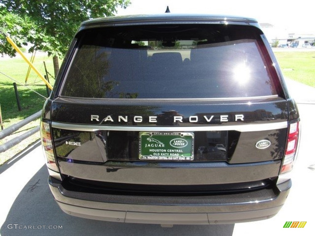 2017 Range Rover HSE - Santorini Black Metallic / Ebony/Ebony photo #8