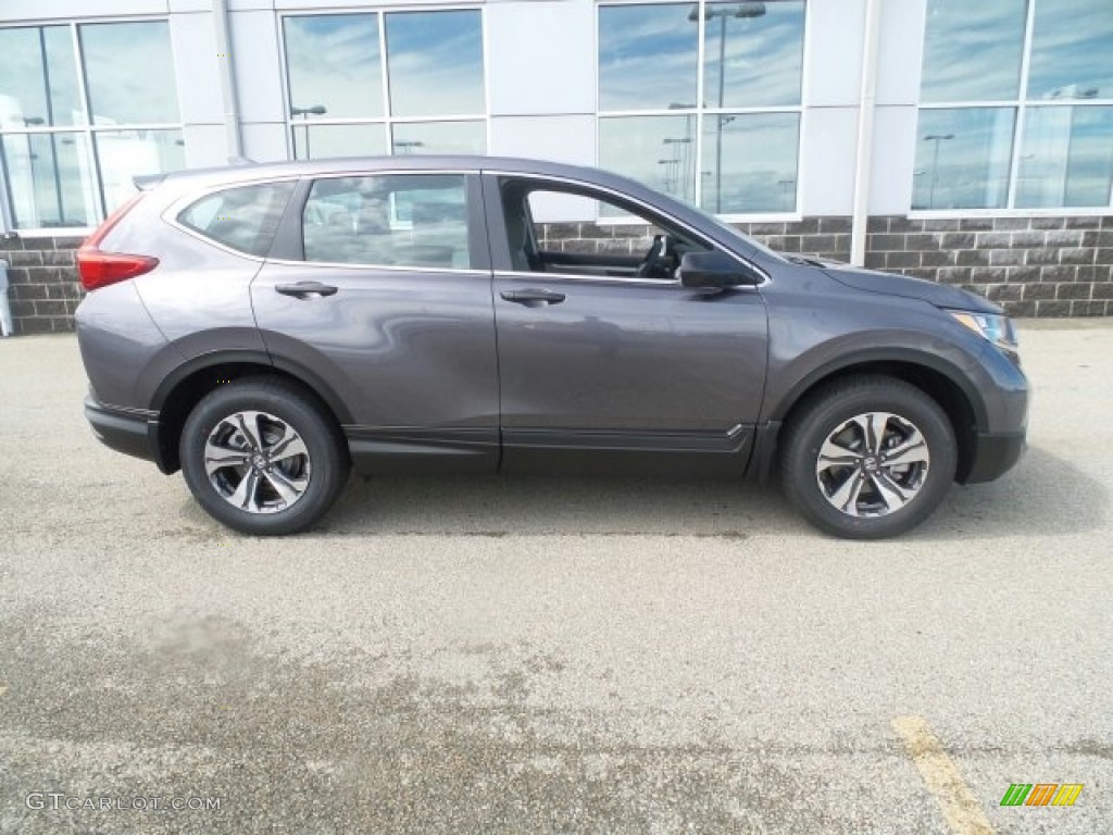 2017 CR-V LX AWD - Modern Steel Metallic / Gray photo #2