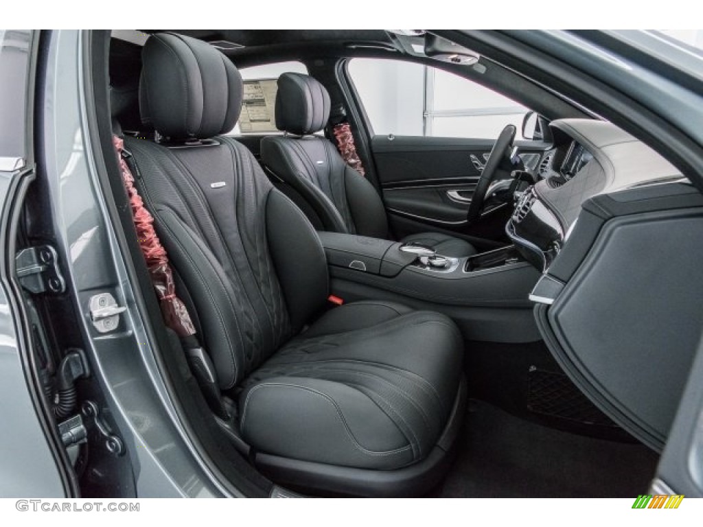 Black Interior 2017 Mercedes-Benz S 63 AMG 4Matic Sedan Photo #120316505