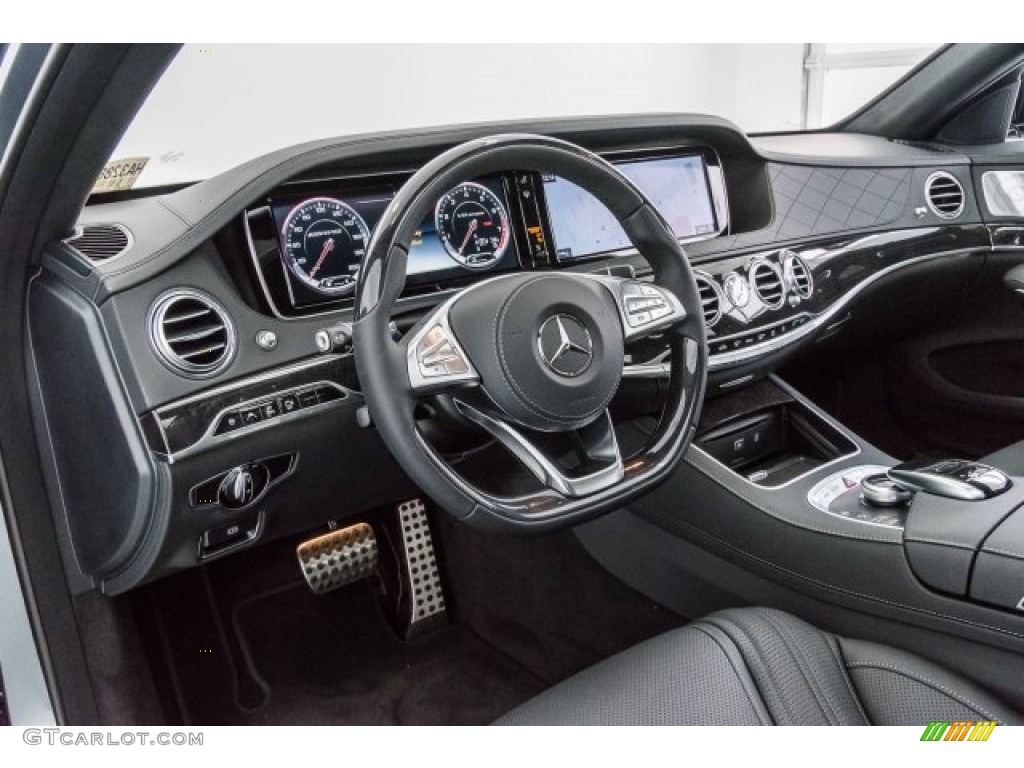 2017 Mercedes-Benz S 63 AMG 4Matic Sedan Black Dashboard Photo #120316559