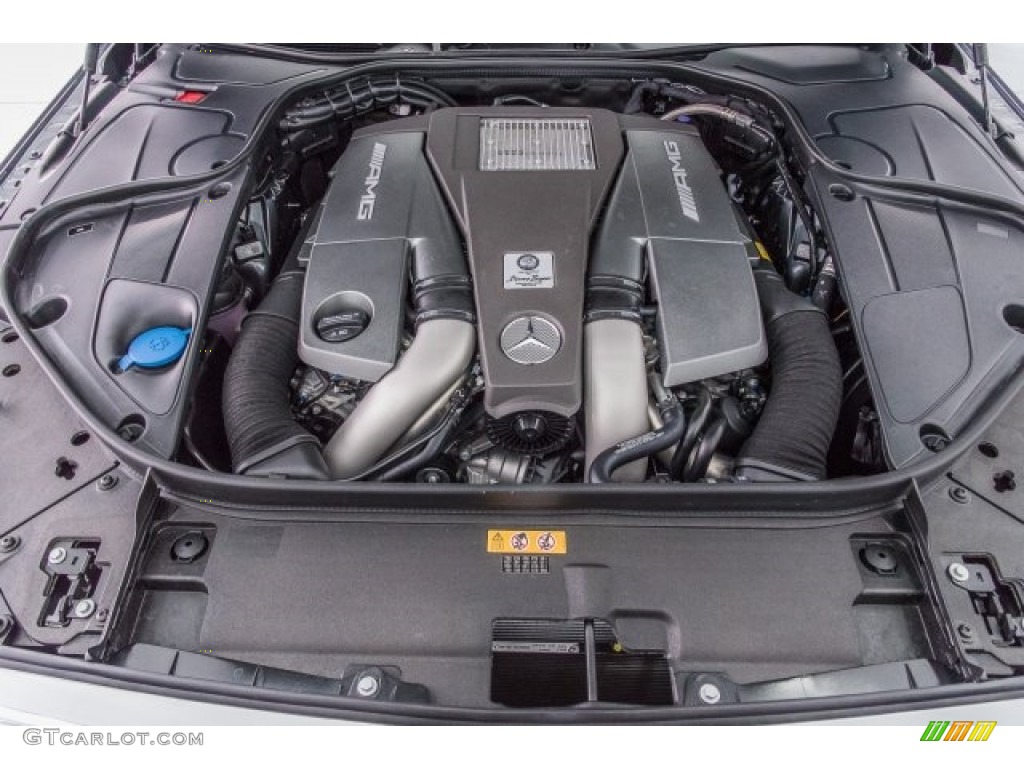 2017 Mercedes-Benz S 63 AMG 4Matic Sedan 5.5 Liter AMG biturbo DOHC 32-Valve VVT V8 Engine Photo #120316568