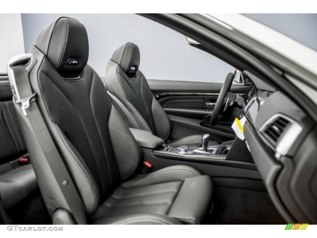 Black Interior 2018 BMW M4 Convertible Photo #120317093