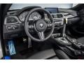 Black 2018 BMW M4 Convertible Dashboard