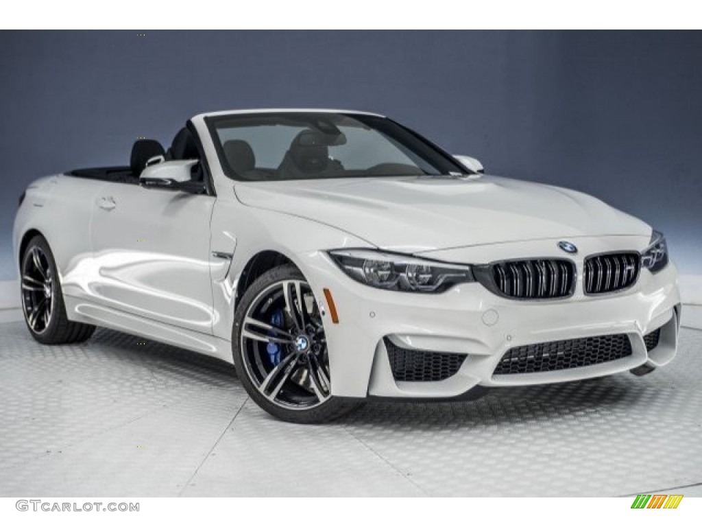 Mineral White Metallic 2018 BMW M4 Convertible Exterior Photo #120317144