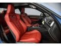 2018 BMW M4 Sakhir Orange/Black Interior Front Seat Photo