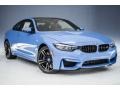 Yas Marina Blue Metallic 2018 BMW M4 Coupe Exterior
