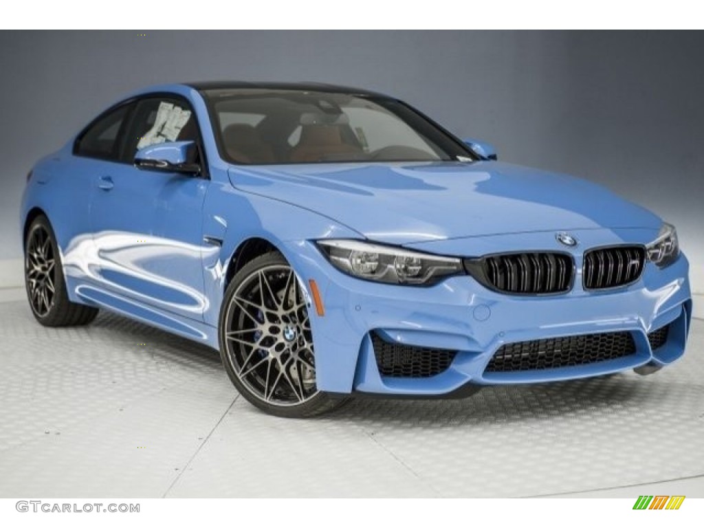 Yas Marina Blue Metallic 2018 BMW M4 Coupe Exterior Photo #120317276