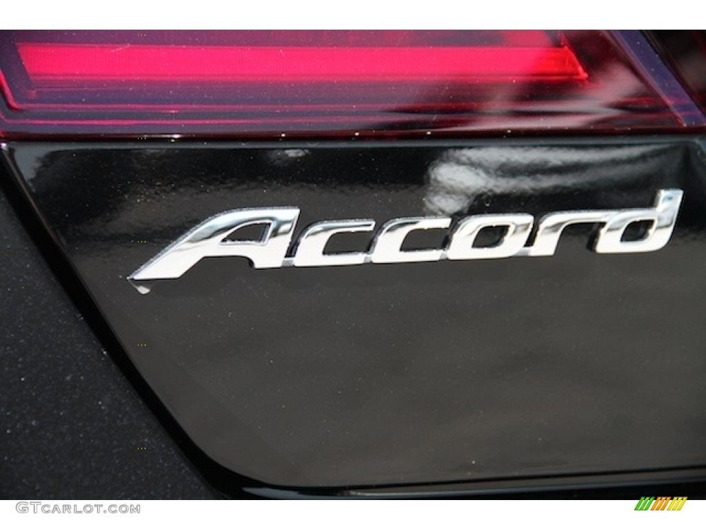 2017 Accord EX-L Sedan - Crystal Black Pearl / Black photo #3