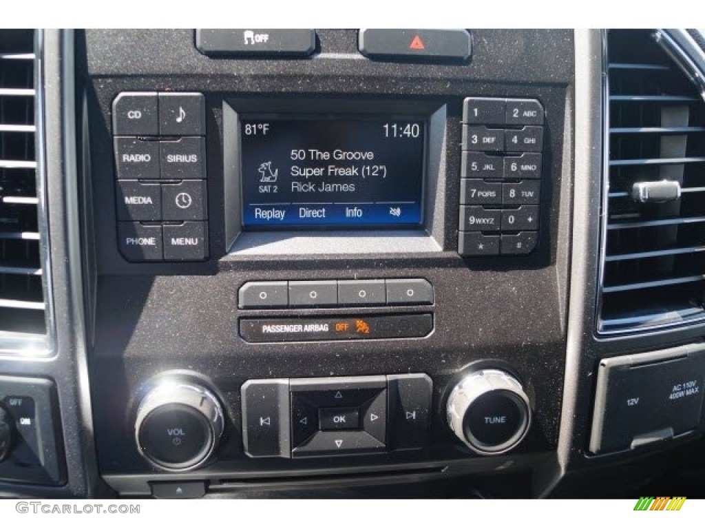 2017 F150 XLT SuperCrew - Lightning Blue / Black photo #13