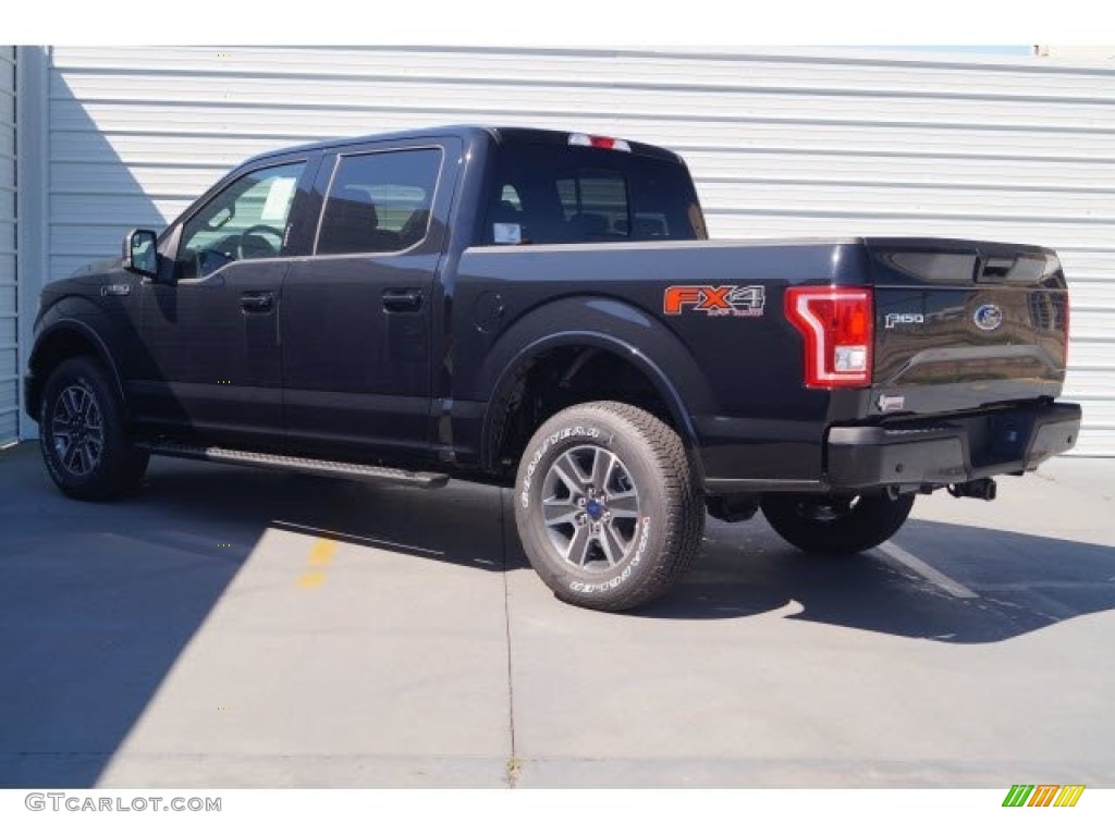 2017 F150 XLT SuperCrew 4x4 - Shadow Black / Black photo #4