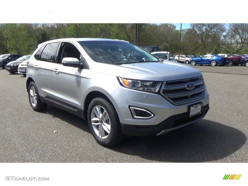 2017 Edge SEL AWD - Ingot Silver Metallic / Ebony photo #1