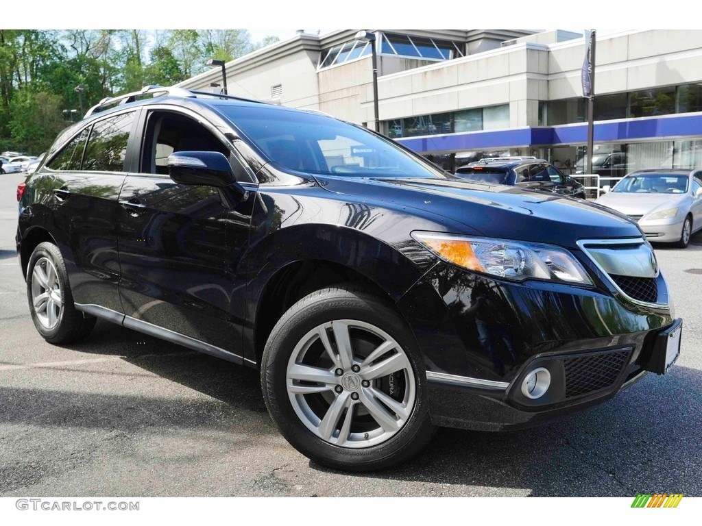 Crystal Black Pearl 2015 Acura RDX Technology Exterior Photo #120321848