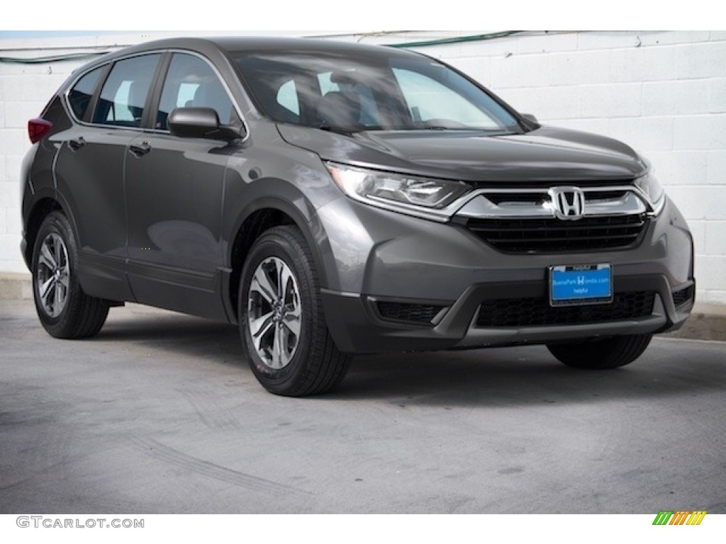 2017 CR-V LX - Modern Steel Metallic / Gray photo #1