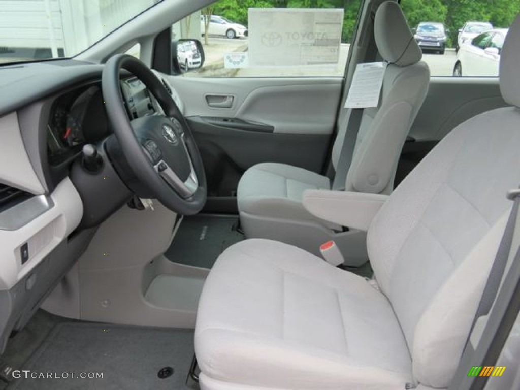 2017 Toyota Sienna L Interior Color Photos
