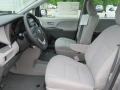 2017 Toyota Sienna Ash Interior Front Seat Photo