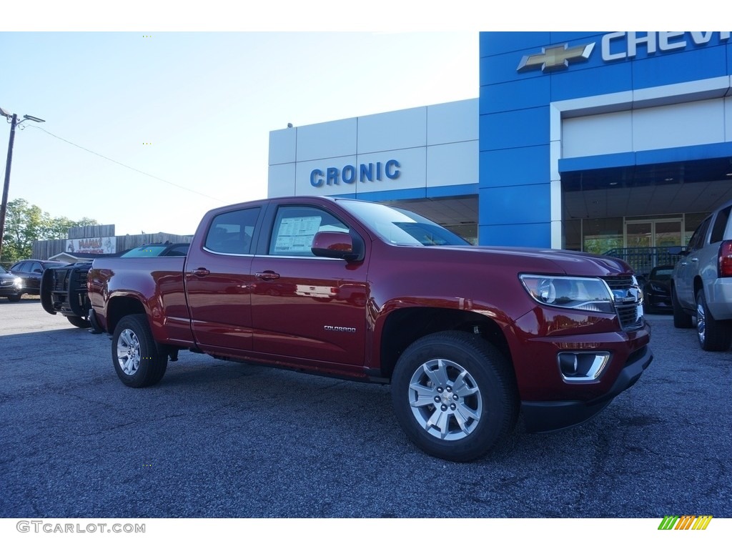 2017 Colorado LT Crew Cab - Cajun Red Tintcoat / Jet Black photo #1