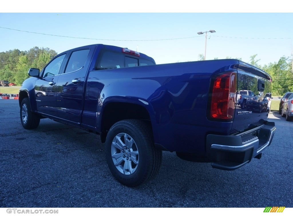 2017 Colorado LT Crew Cab - Laser Blue Metallic / Jet Black photo #5