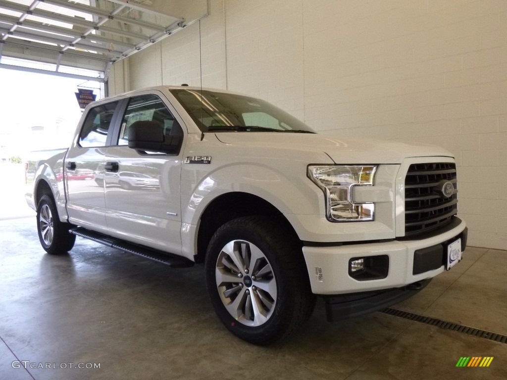 2017 F150 XL SuperCrew 4x4 - Oxford White / Black photo #1