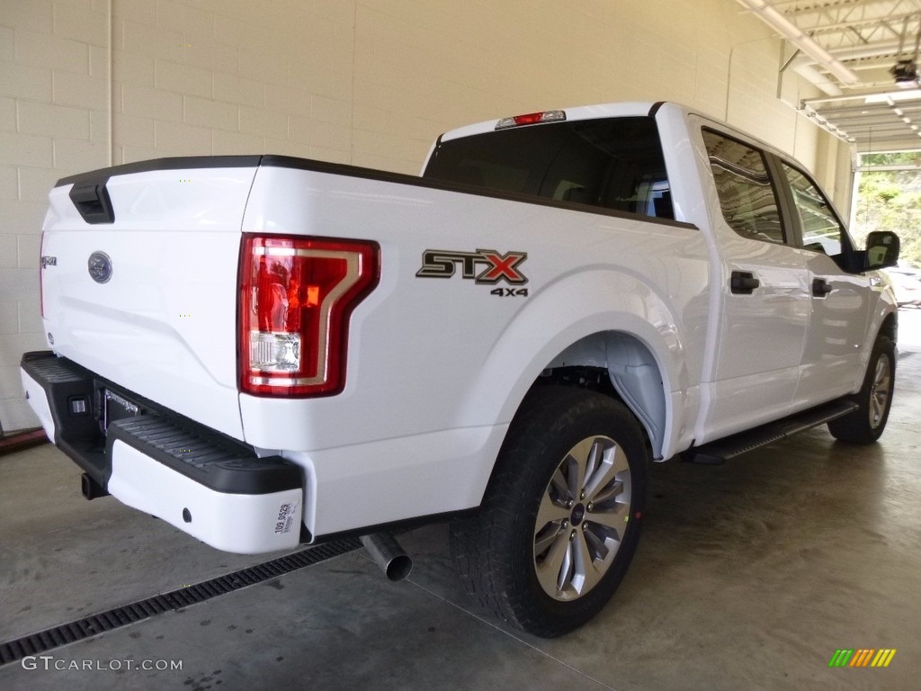 2017 F150 XL SuperCrew 4x4 - Oxford White / Black photo #2