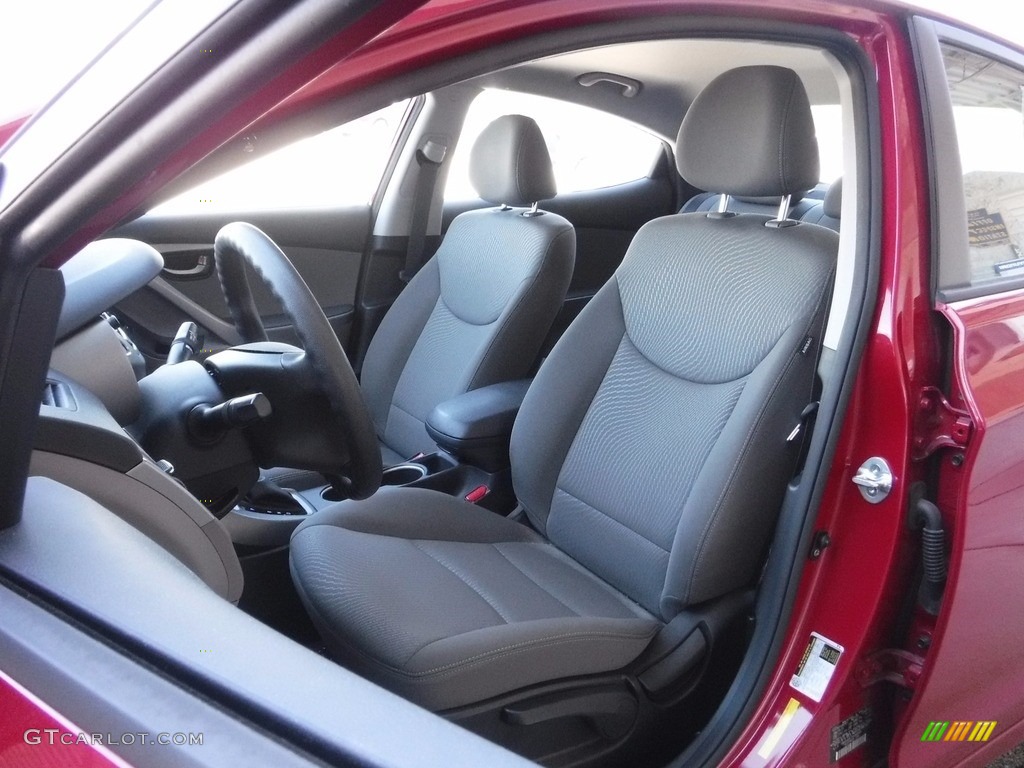 2015 Elantra SE Sedan - Geranium Red / Gray photo #11