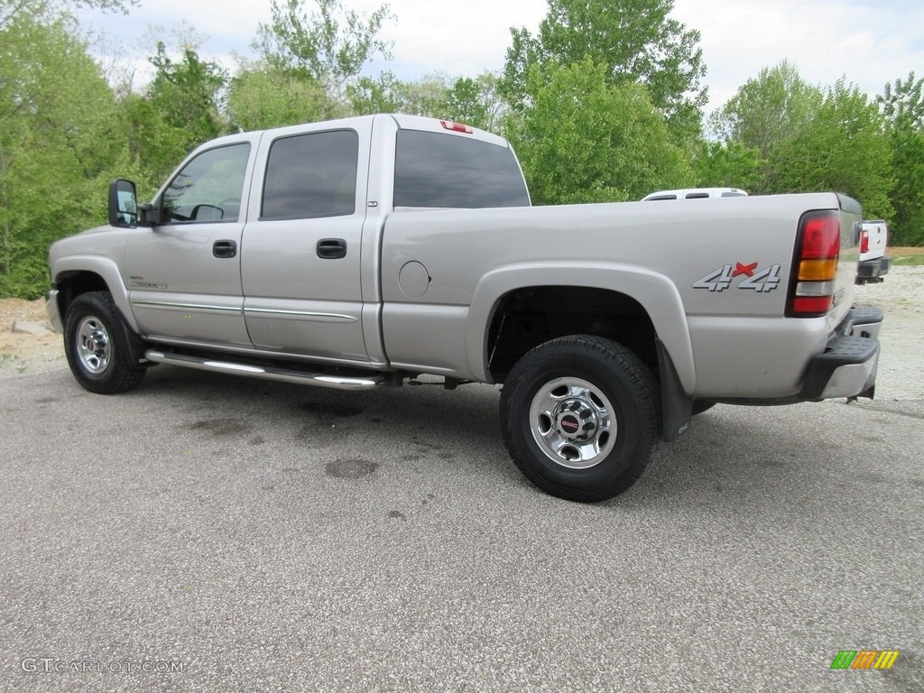 2005 Sierra 2500HD SLE Crew Cab 4x4 - Silver Birch Metallic / Dark Pewter photo #5