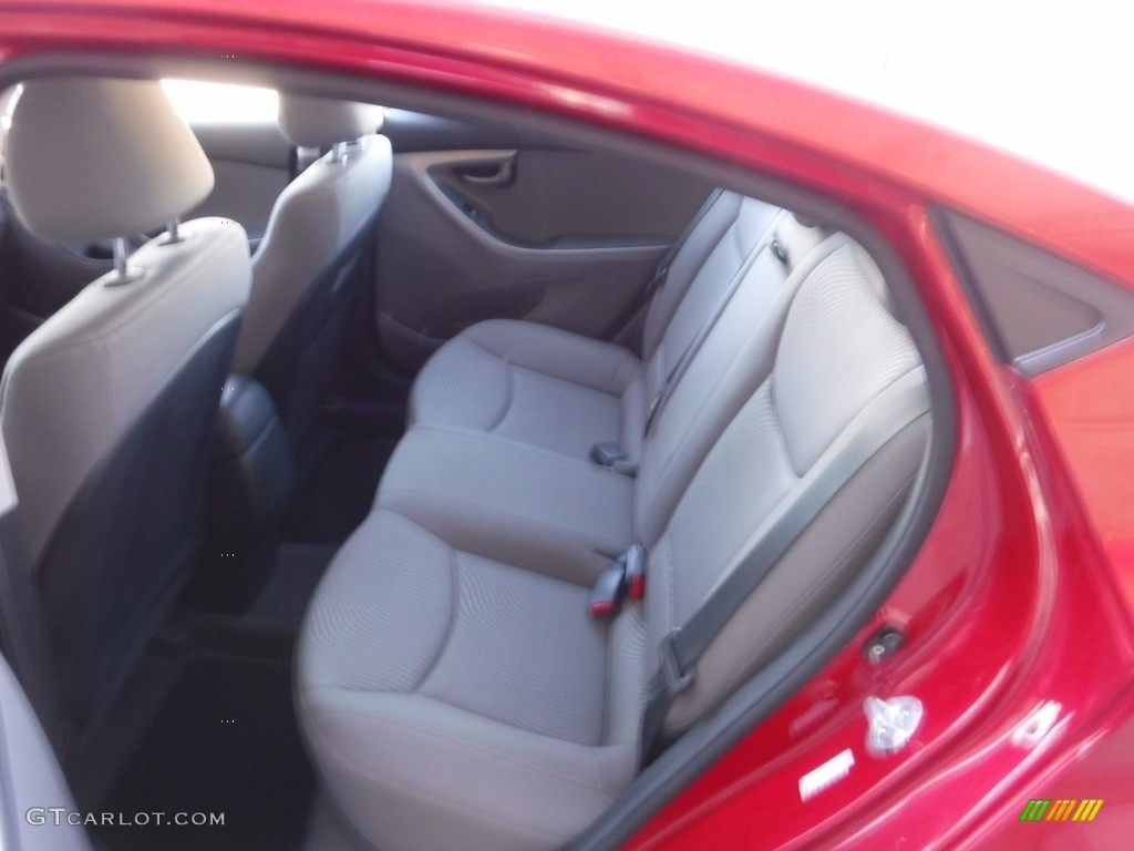 2015 Elantra SE Sedan - Geranium Red / Gray photo #17