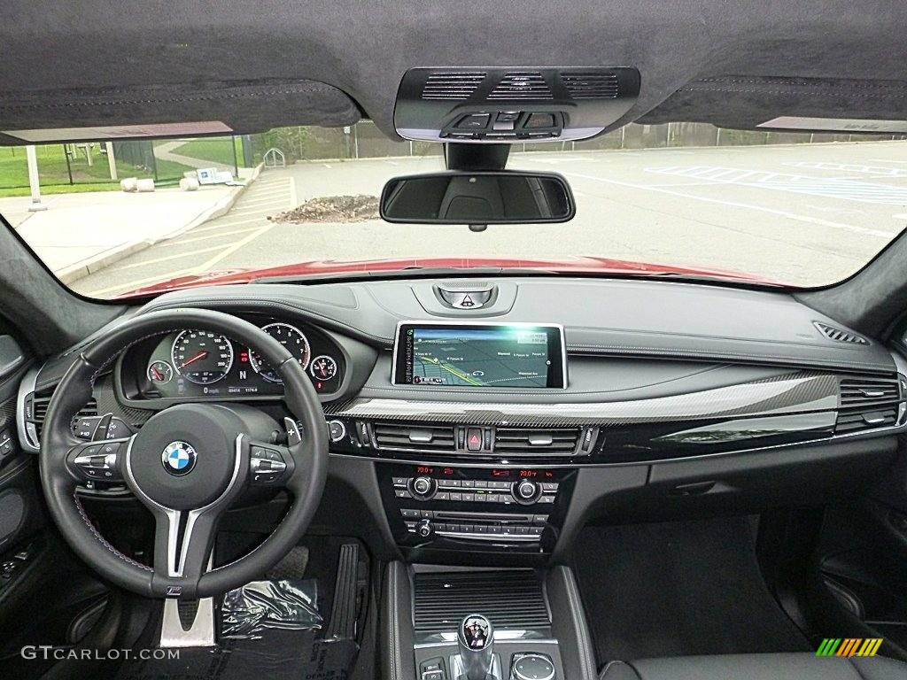 2016 BMW X6 M Standard X6 M Model Black Dashboard Photo #120330688
