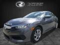 Sonic Gray Pearl - Civic LX Sedan Photo No. 4