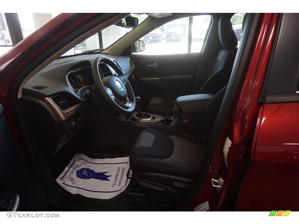 2017 Cherokee Sport - Deep Cherry Red Crystal Pearl / Black photo #9