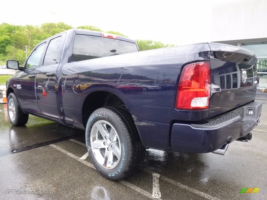 2017 1500 Express Quad Cab 4x4 - True Blue Pearl / Black/Diesel Gray photo #3