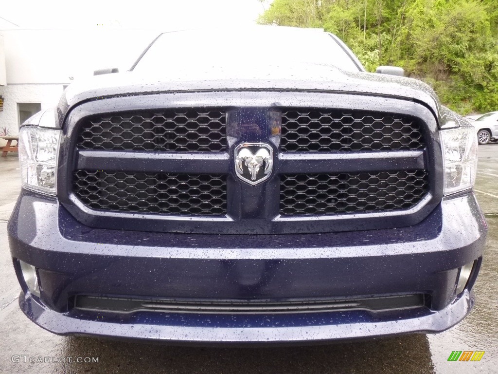 2017 1500 Express Quad Cab 4x4 - True Blue Pearl / Black/Diesel Gray photo #9