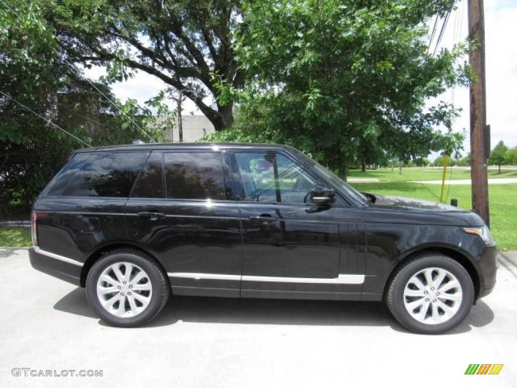 2017 Range Rover HSE - Santorini Black Metallic / Ebony/Ebony photo #6