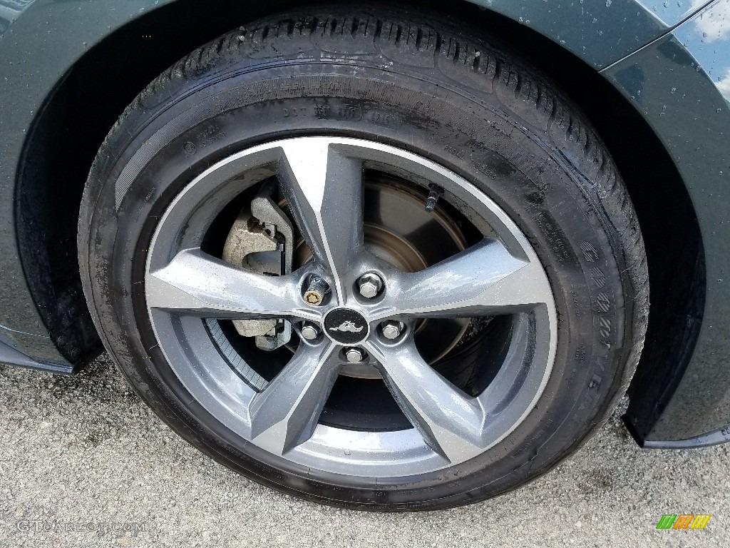 2015 Mustang V6 Coupe - Guard Metallic / Ebony photo #4